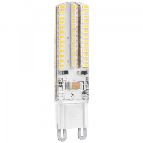 Bomb.led silicona g9 5w. 230v. neutra (caja de 10 unidades)