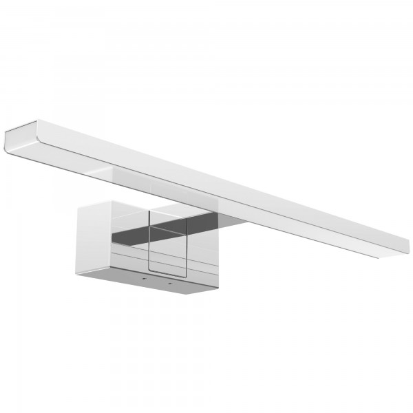 Aplique led espejo crom.30cm.ip44 6w.fri
