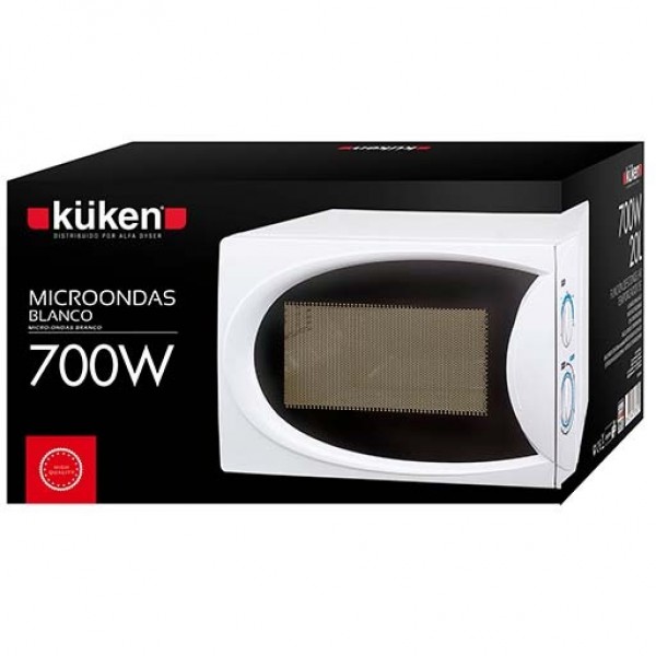 Microondas kuken 700w. 20l. blanco