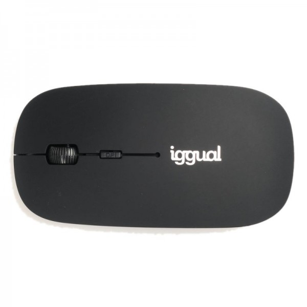 Iggual ratón bluetooth bom-1600dpi negro