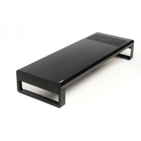 Iggual soporte elevador monitor + hubx4p +carga qi