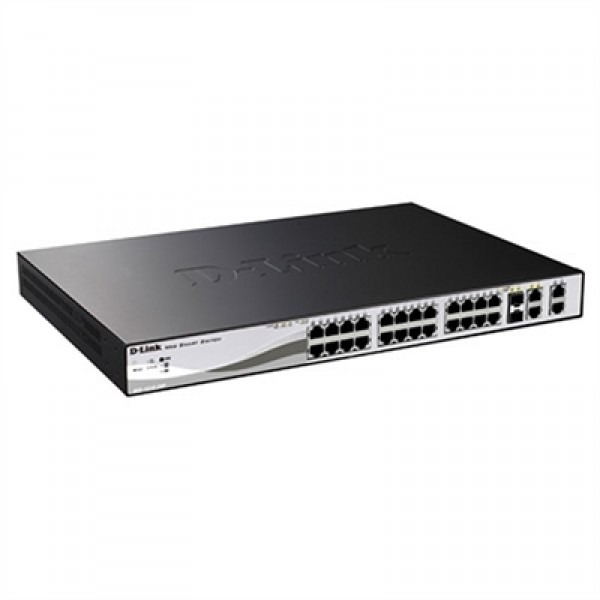 D-link dgs-1210-28p/e switch 24xgb poe 4xsfp combo