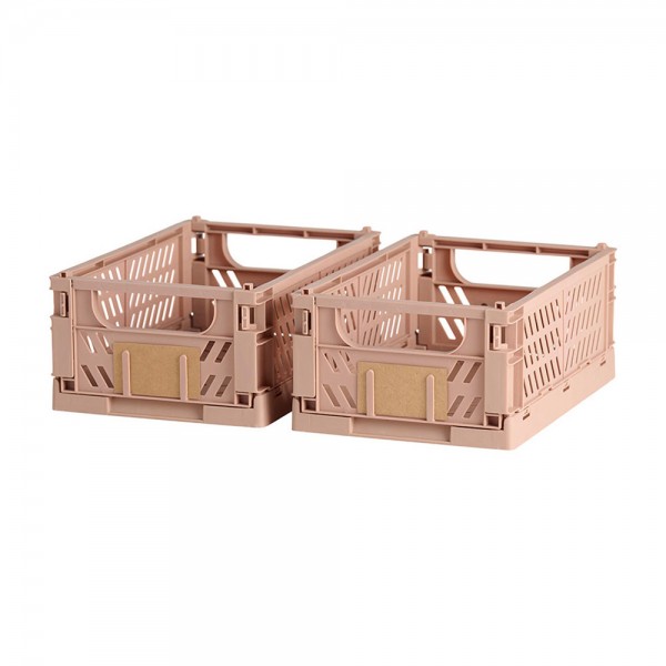 Caja almacenaje plegable arena 33 x 24,5 x 15 cm