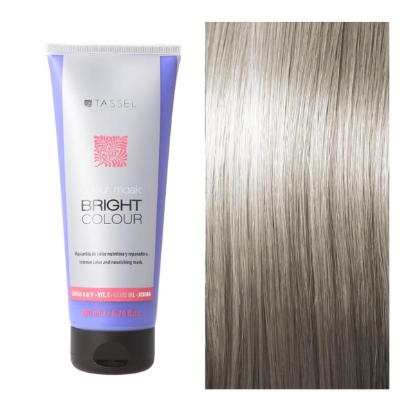 Eurostil bright colour mascarilla capilar color rubio hielo 1un