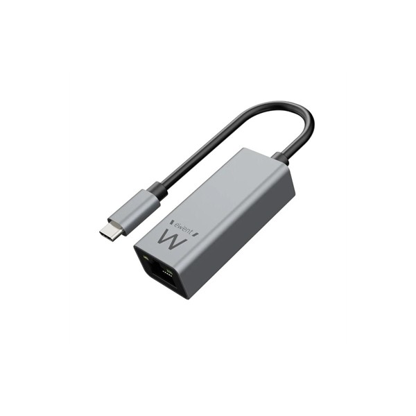 Ewent adaptador de red gigabit usb-c aluminio