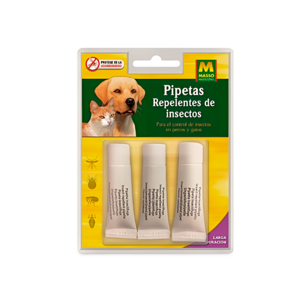 Pipetas repelentes de insectos 1 ml, 3 uds