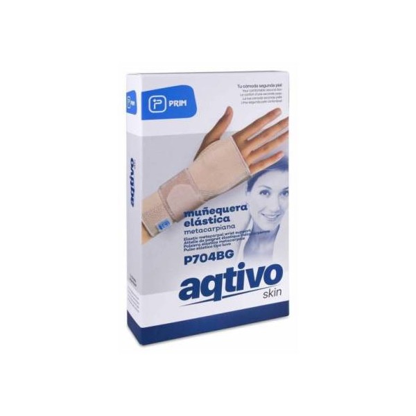 Prim Aqtivo Skin Muñequera Metacarpiana Elástica Talla S