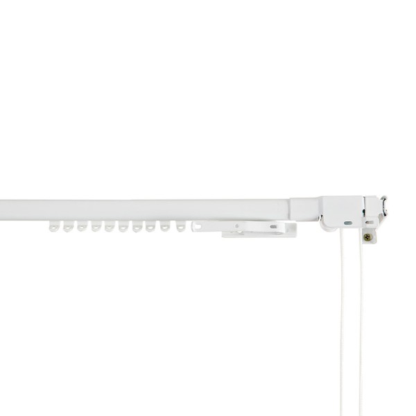 Riel reforzado blanco extensible de 120 - 210 cm
