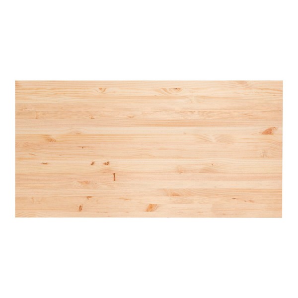 Tablero madera maciza de pino, 120 x 60 x 1,8 cm