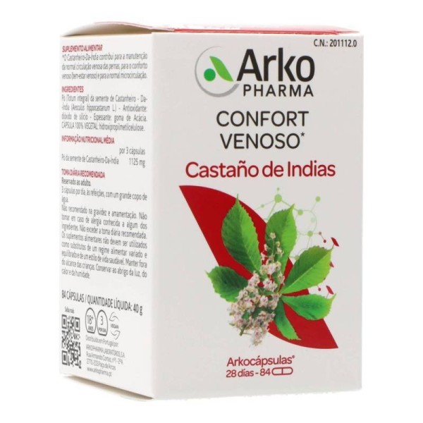 Arkopharma Castaño de Indias 1125 Mg 84 Caps