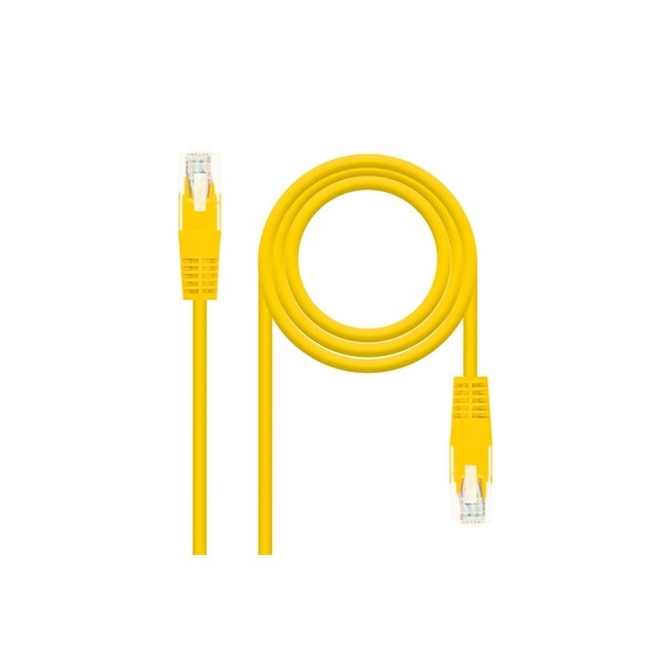 Nanocable latiguillo rj45 cat.6 utp amarillo 3.0m