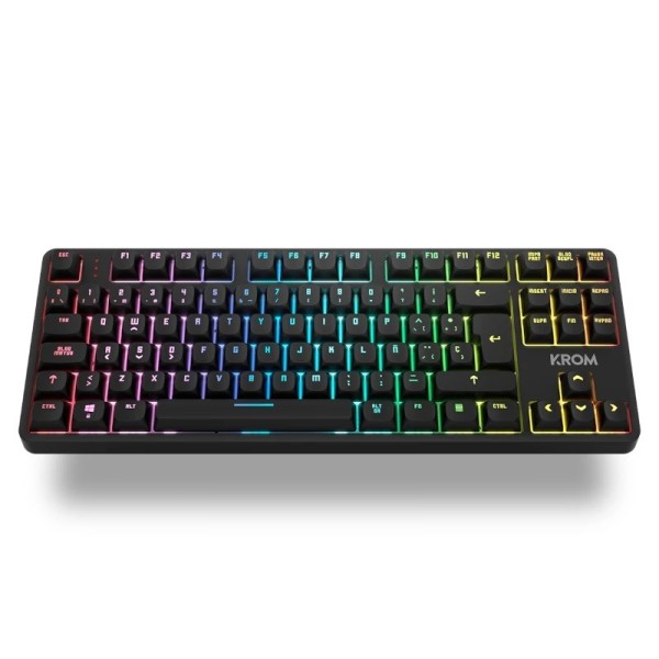 Krom mini teclado kernel pro mecanico inalam. rgb