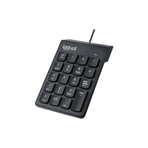 Iggual teclado numérico usb ck-num-19t negro