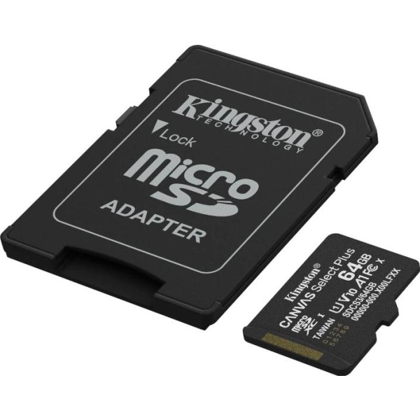 Kingston sdcs3/64gb microsdxc gen3 100mb/s a1