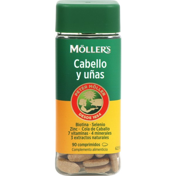 Moller`s Cabello y Uñas 90 Compirmidos