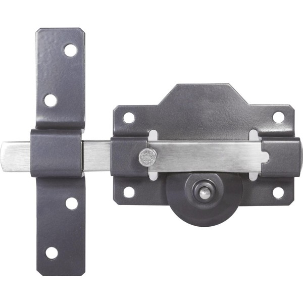 Cerrojo t/fac gris 26x50mm.seg.