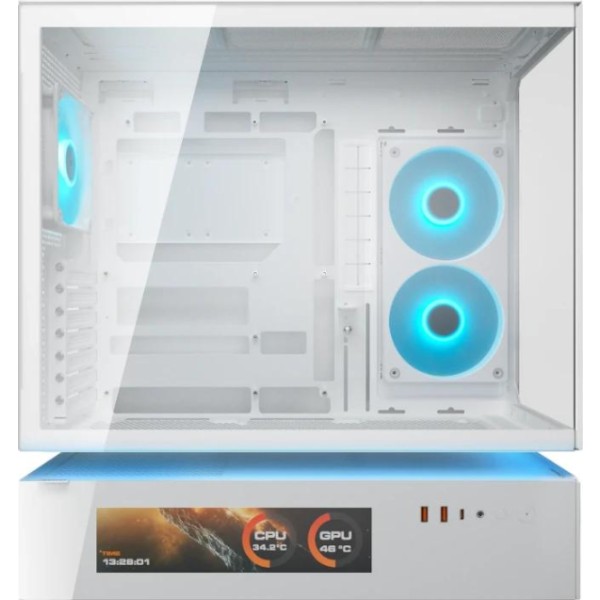 Cougar caja semitorre cfv235 vision white