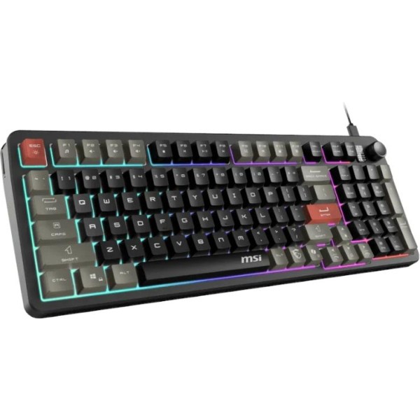 Msi teclado gaming forge gk110 es