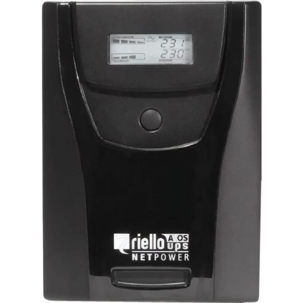 Riello netpower npw 2000 gris oscuro / sai (ups) / 6 salidas ac